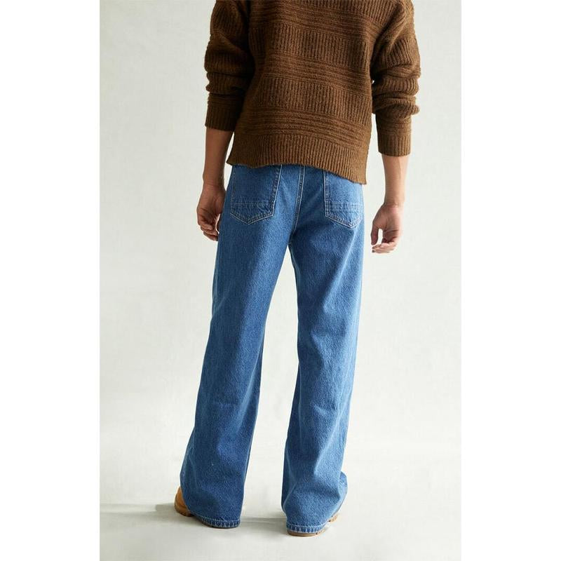Pacsun Men'S Blake Extreme Baggy Jeans Medium Blue