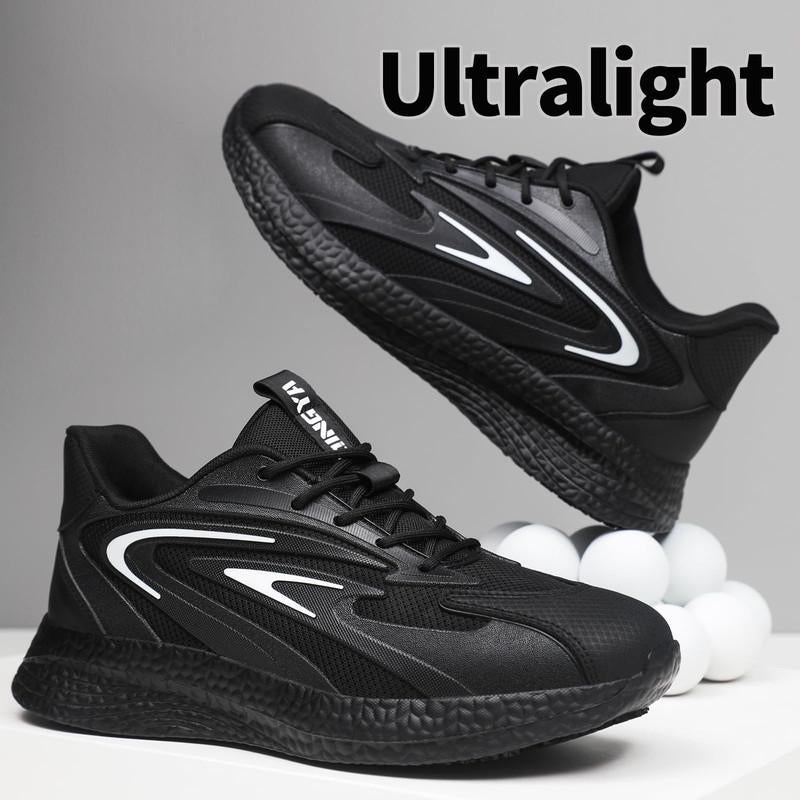 GUYISA Non Slip Work Shoes for Men Waterproof Food Service Sneakers Lightweight Chef Shoes Work Safety Footwear Zapatos Para Hombre De Trabajo Black Walking Durable Steel Toe Steel Toe Shoes