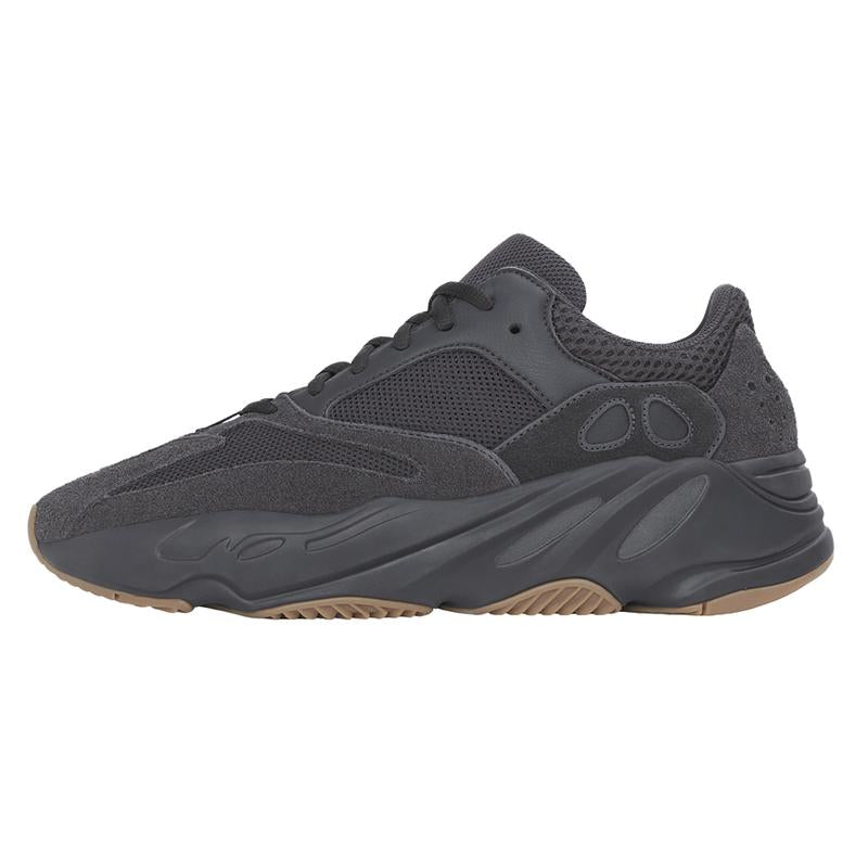 Adidas Mens Yeezy Boost 700 Lace up Sneakers Shoes Casual - Black