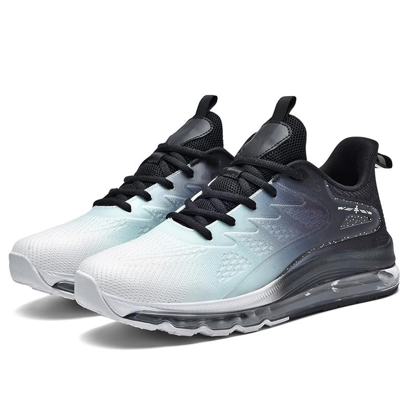 Men'S Air Running Shoes Non Slip Workout Casual Sport Shoes for Men Basketball Sneakers Fashion Tennis Sport Fitness Cross Trainers with BOA System Footwear Runner Training Mesh Breathable Air Cushion Technology