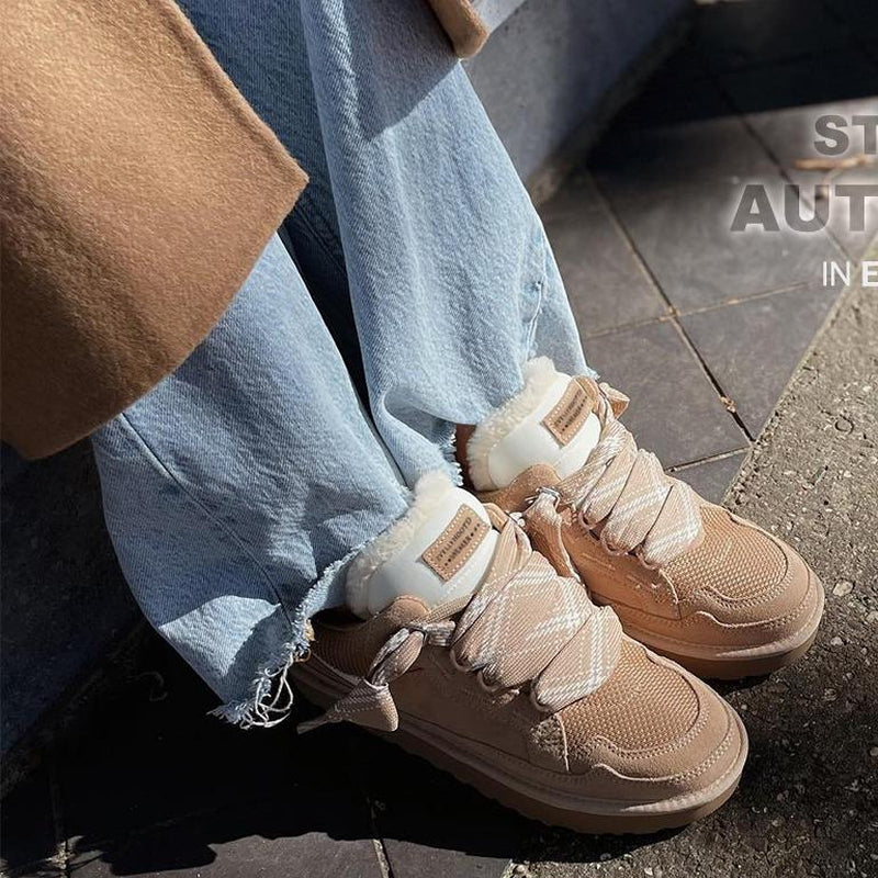 EVELLYHOOTD Women'S Autumn Winter Warm Plush 