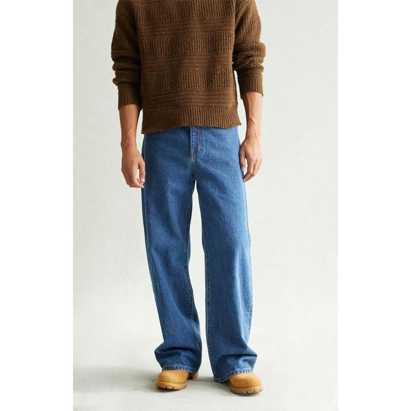 Pacsun Men'S Blake Extreme Baggy Jeans Medium Blue